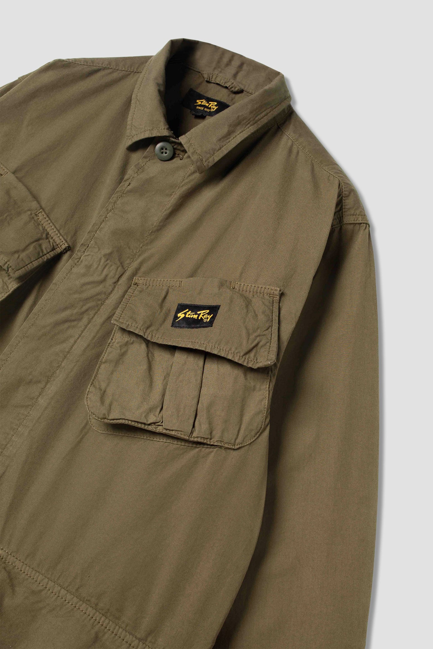 Tropical Jacket (Olive Poplin)