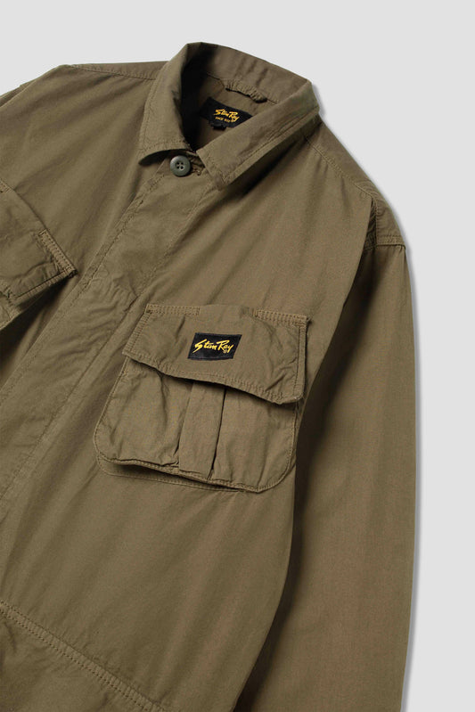 Tropical Jacket (Olive Poplin)