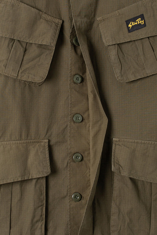 Tropical Jacket (Olive Ripstop)