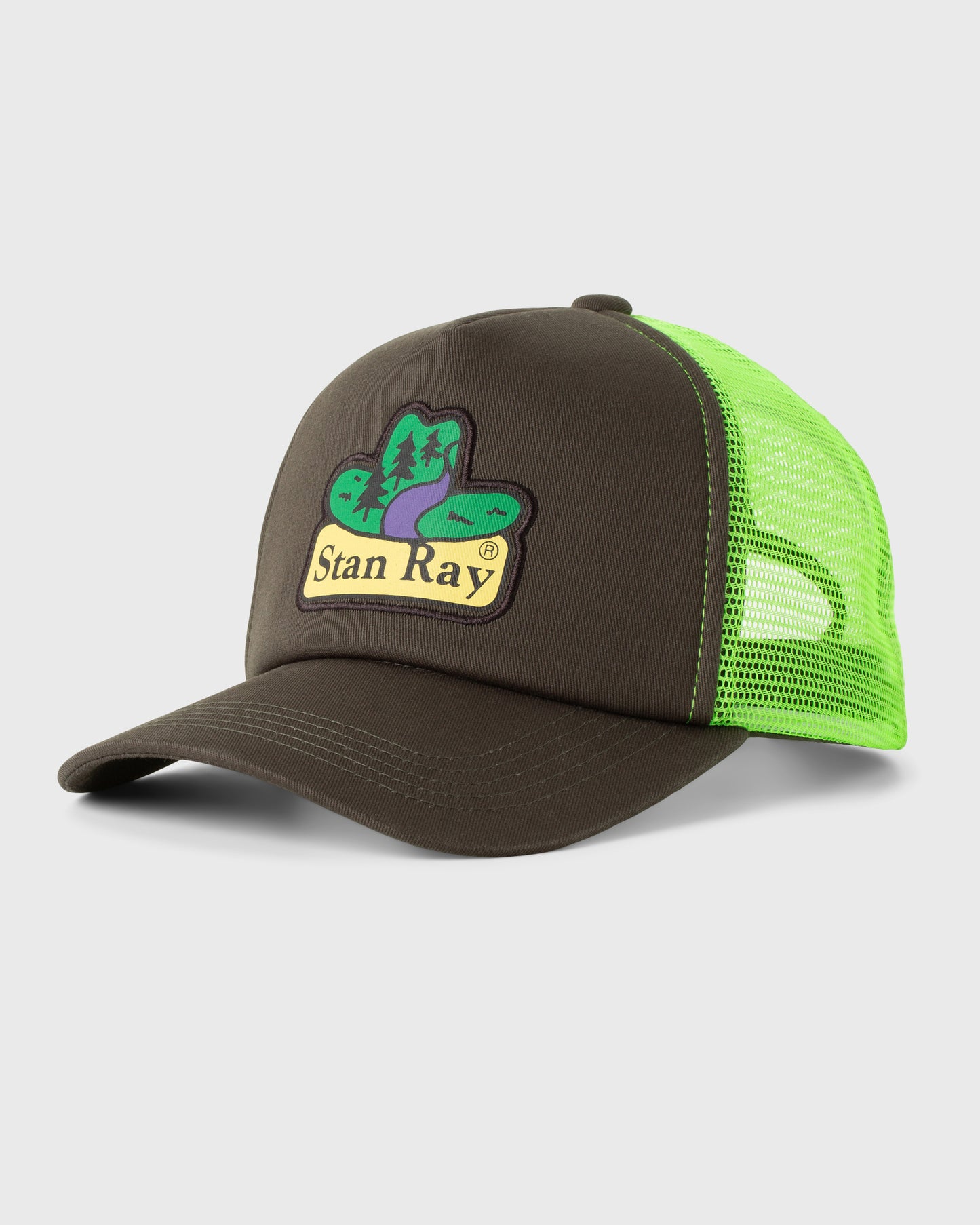 Casquette de camionneur (tourbe/citron vert)