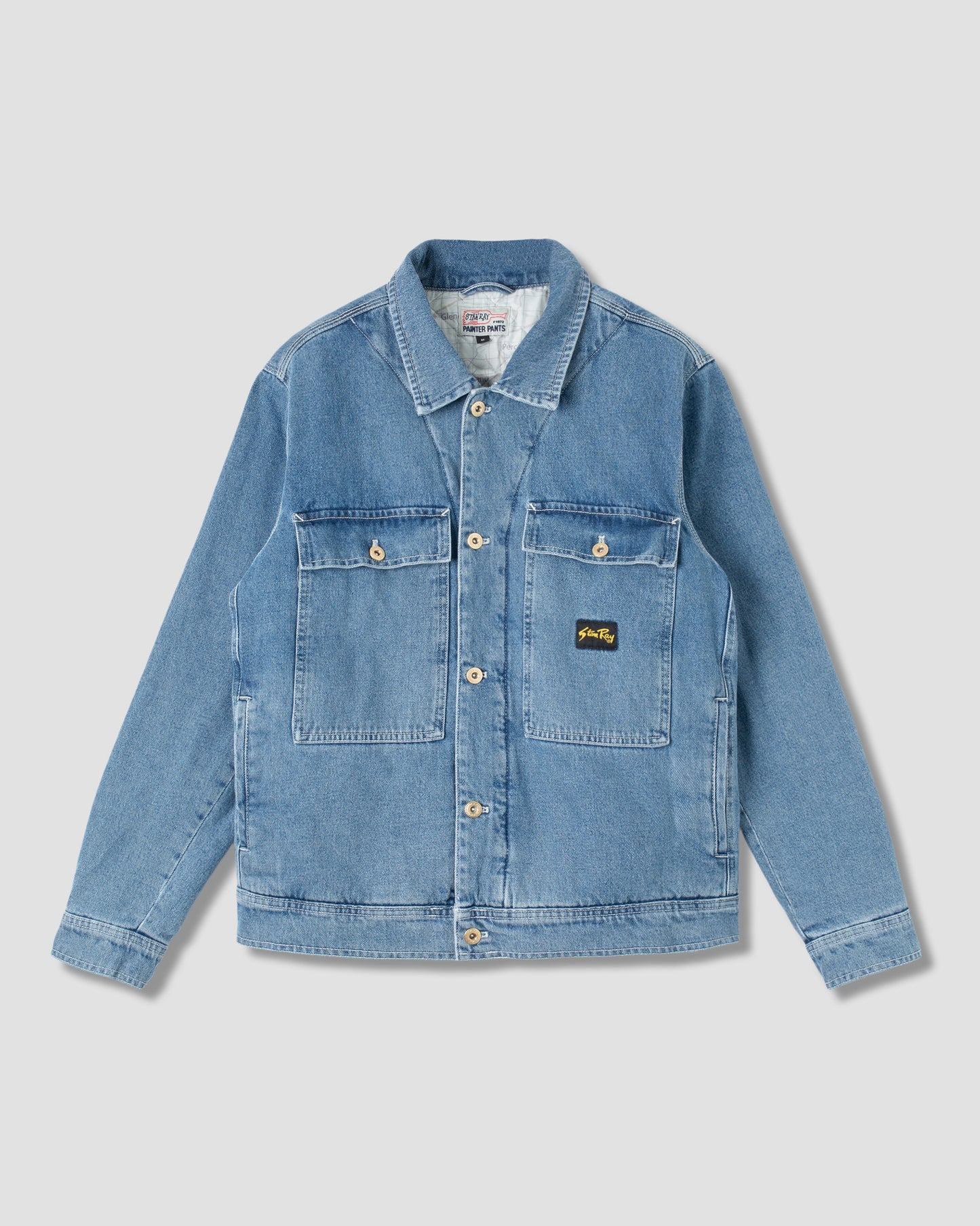 Veste de camionneur (denim délavé à la pierre)