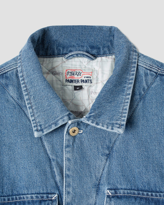 Trucker Jacket (Heavy Stone Wash Denim)