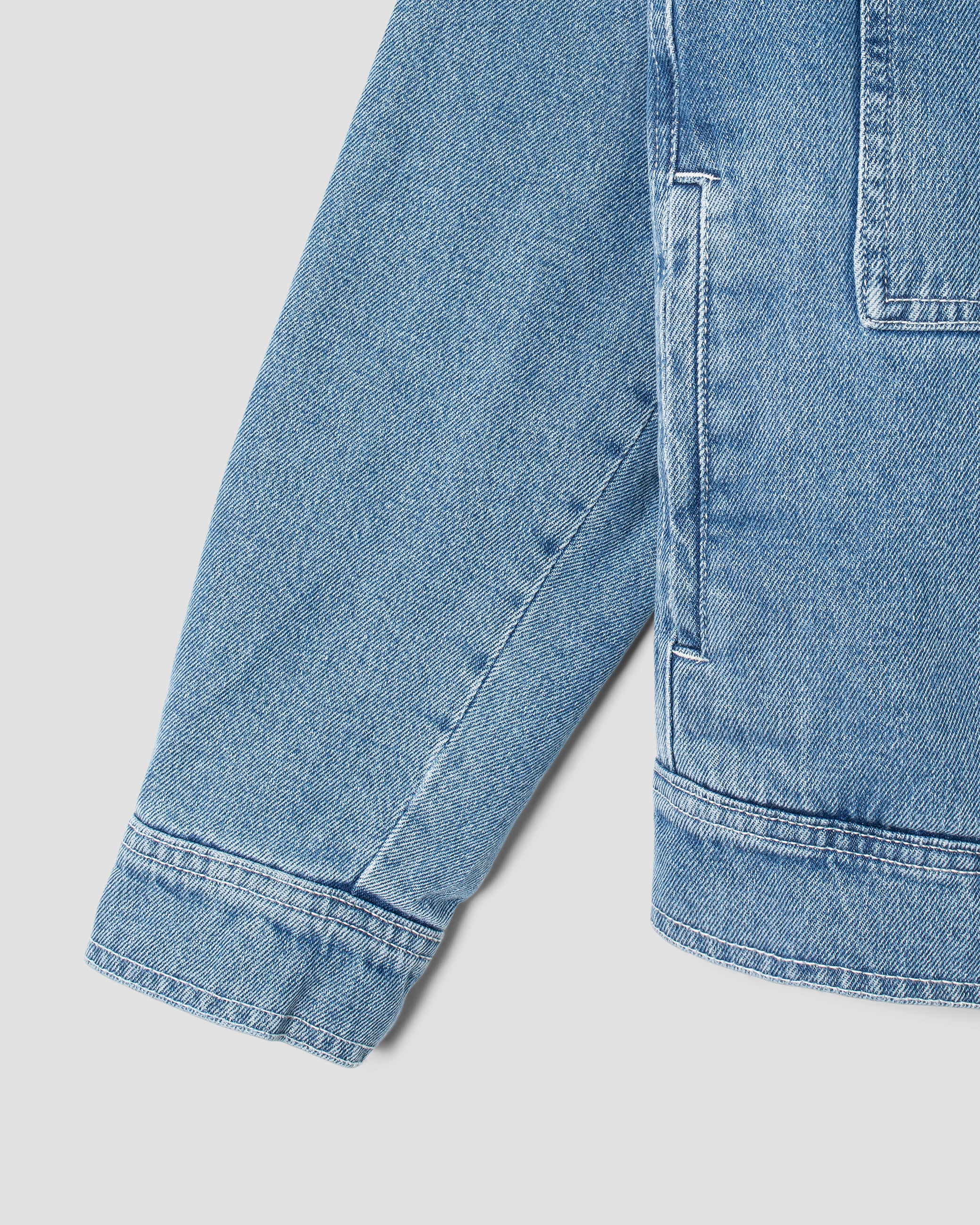 Veste de camionneur (denim délavé à la pierre)