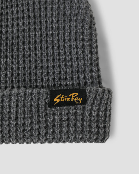 Waffle Beanie (Charcoal)