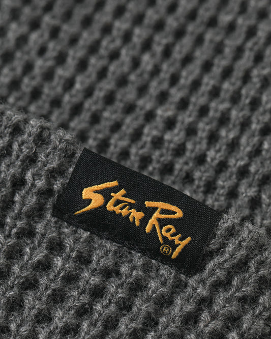 Waffle Beanie (Charcoal)