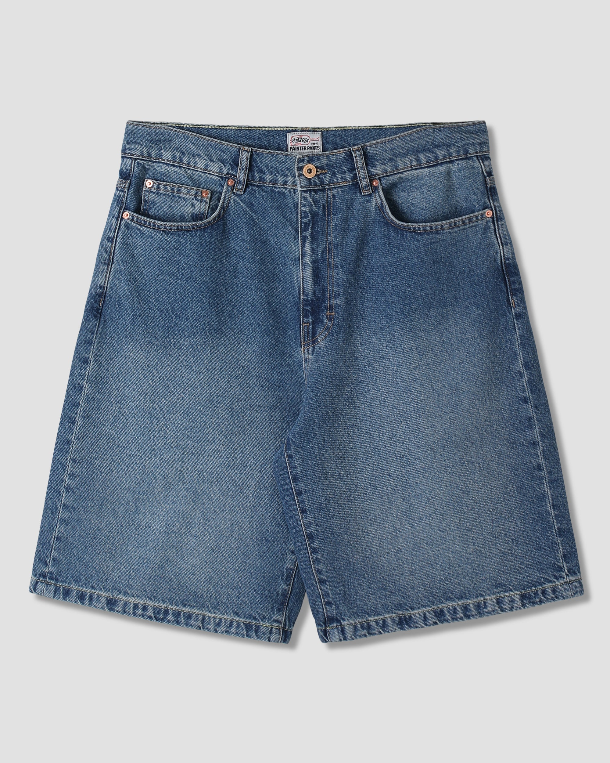Wide 5 Short (70s Stone Denim)
