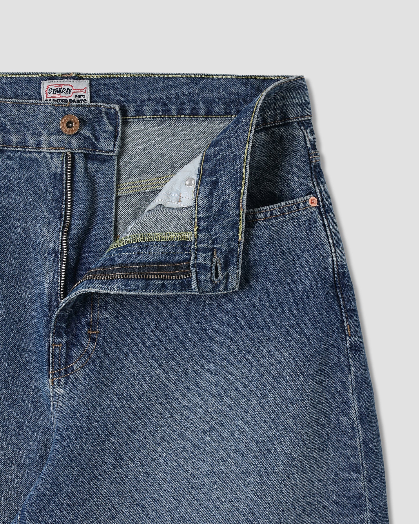 Wide 5 Short (70s Stone Denim)
