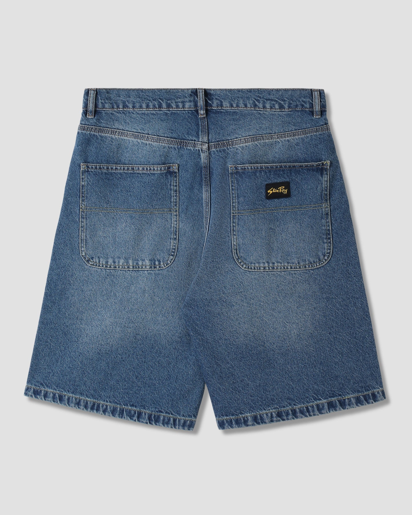 Wide 5 Short (70s Stone Denim)