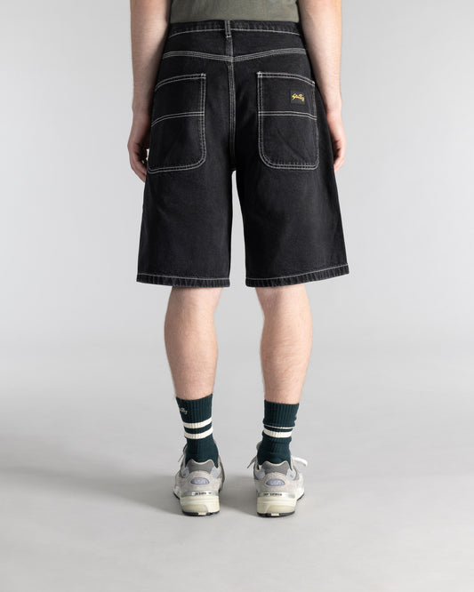 Wide 5 Short (Stonewashed Black Denim)