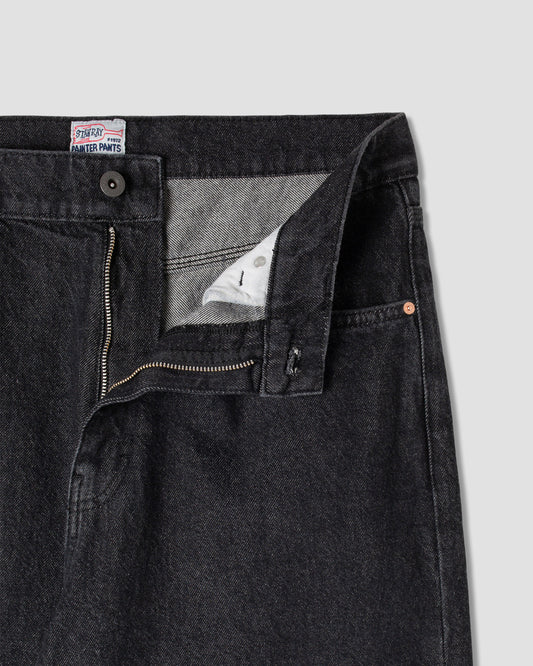 Wide 5 Jean (Charcoal Denim)