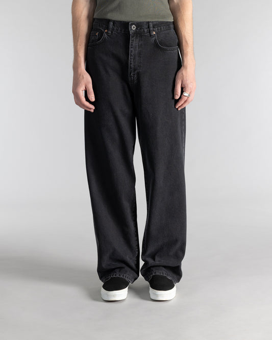 Wide 5 (Stonewashed Black Denim)