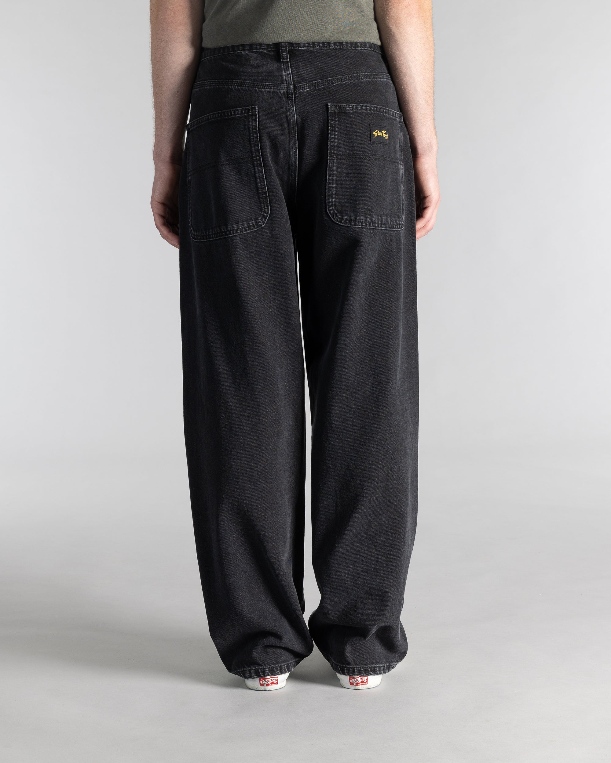 Wide 5 (Stonewashed Black Denim)