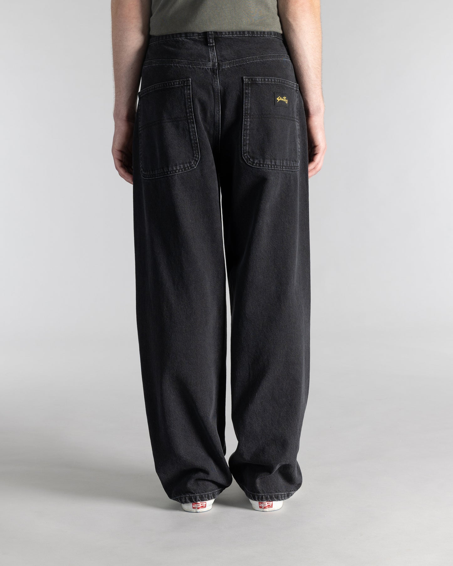 Wide 5 (Stonewashed Black Denim)