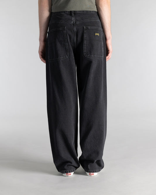 Wide 5 (Stonewashed Black Denim)