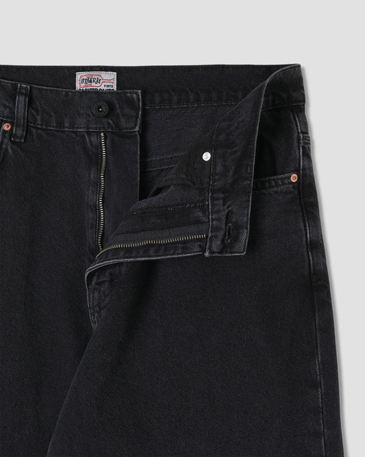 Wide 5 (Stonewashed Black Denim)