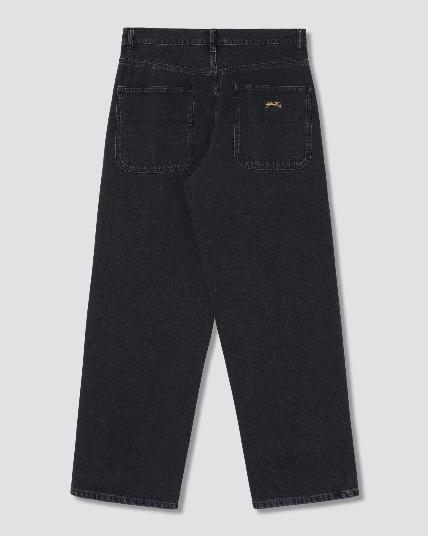 Wide 5 (Stonewashed Black Denim)
