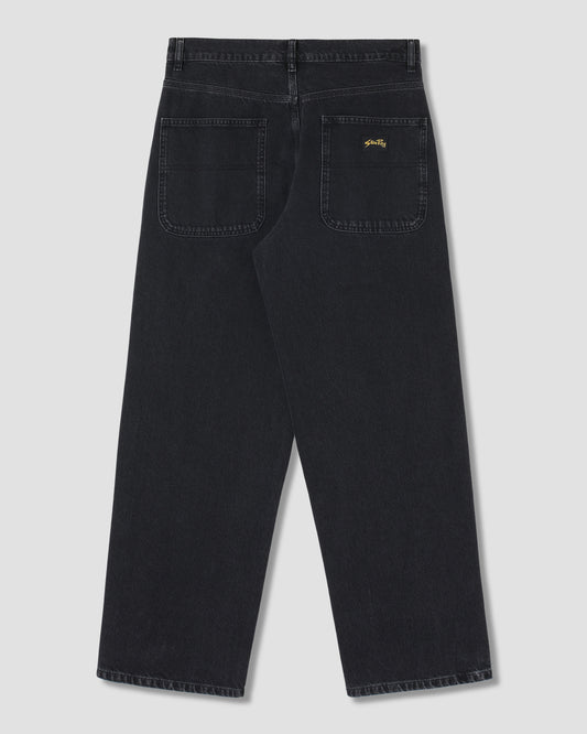 Wide 5 (Stonewashed Black Denim)