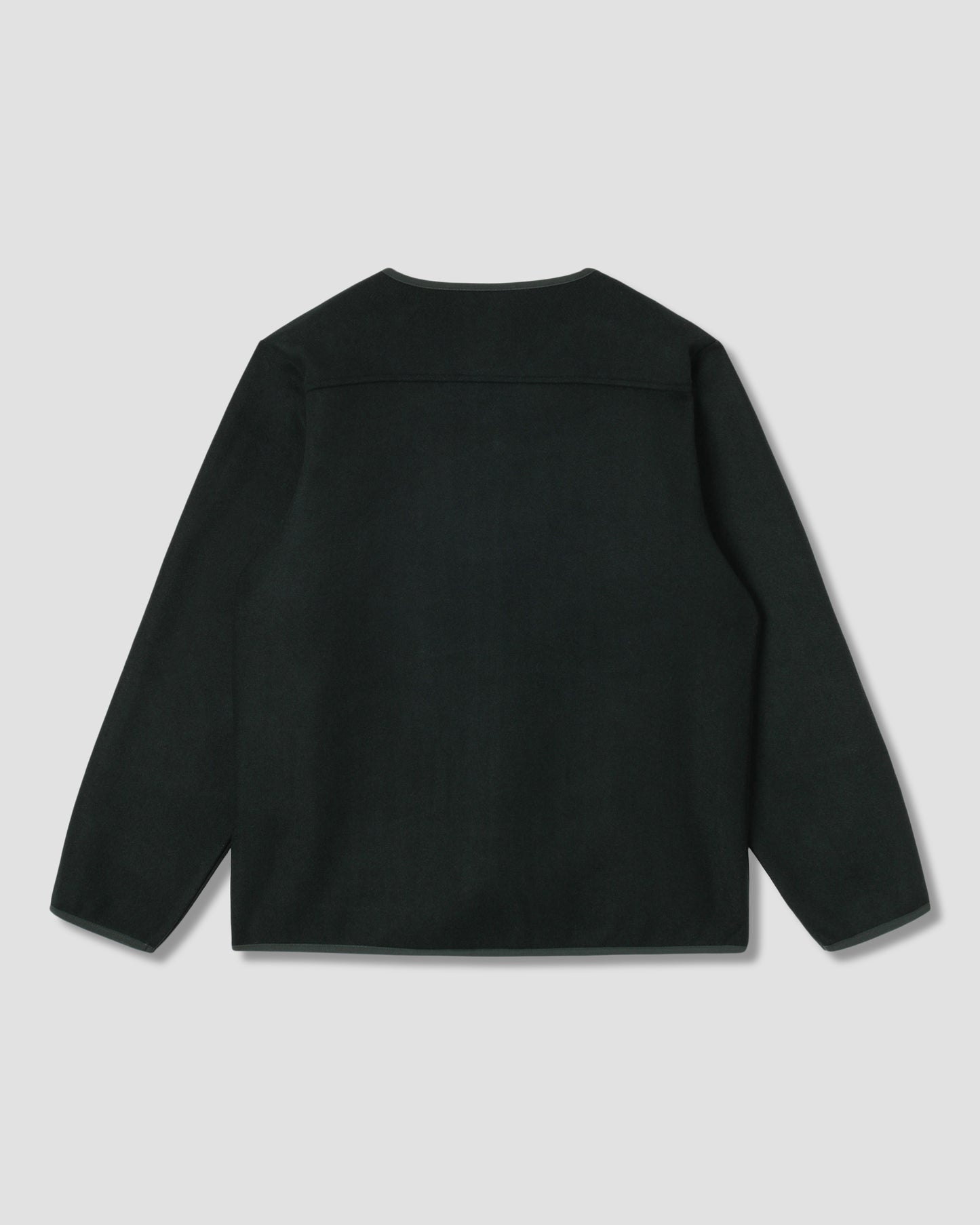 Wool Fleece Cardigan (Botanical Green)