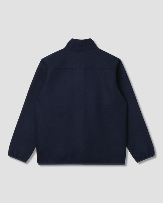 Wool Fleece Jacket (Navy Heather)