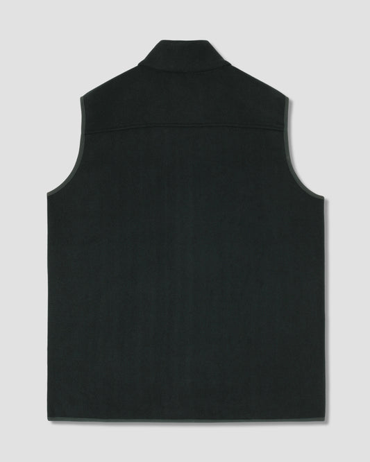 Wool Fleece Vest (Botanical Green)