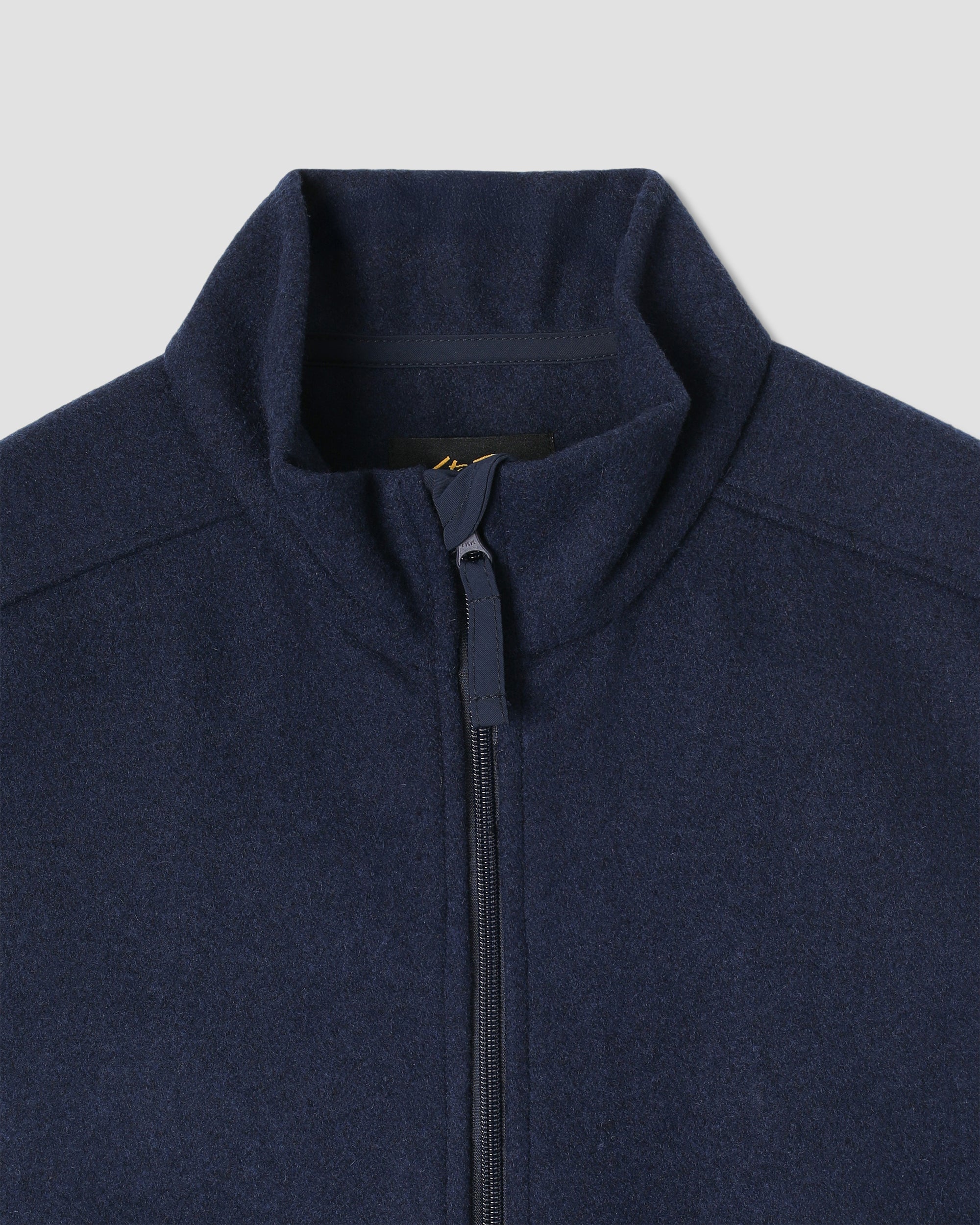 Wool Fleece Vest (Navy Heather)