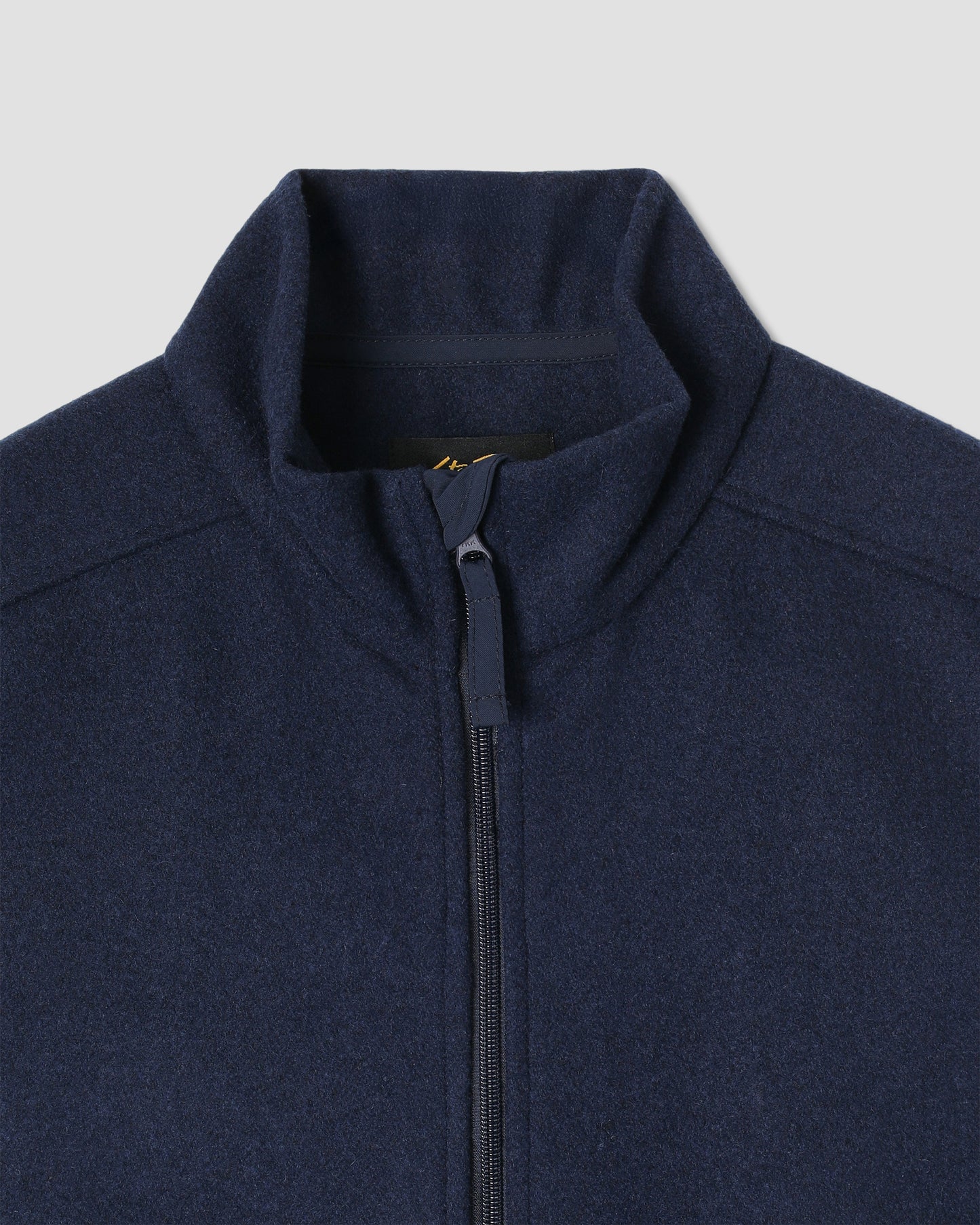 Wool Fleece Vest (Navy Heather)