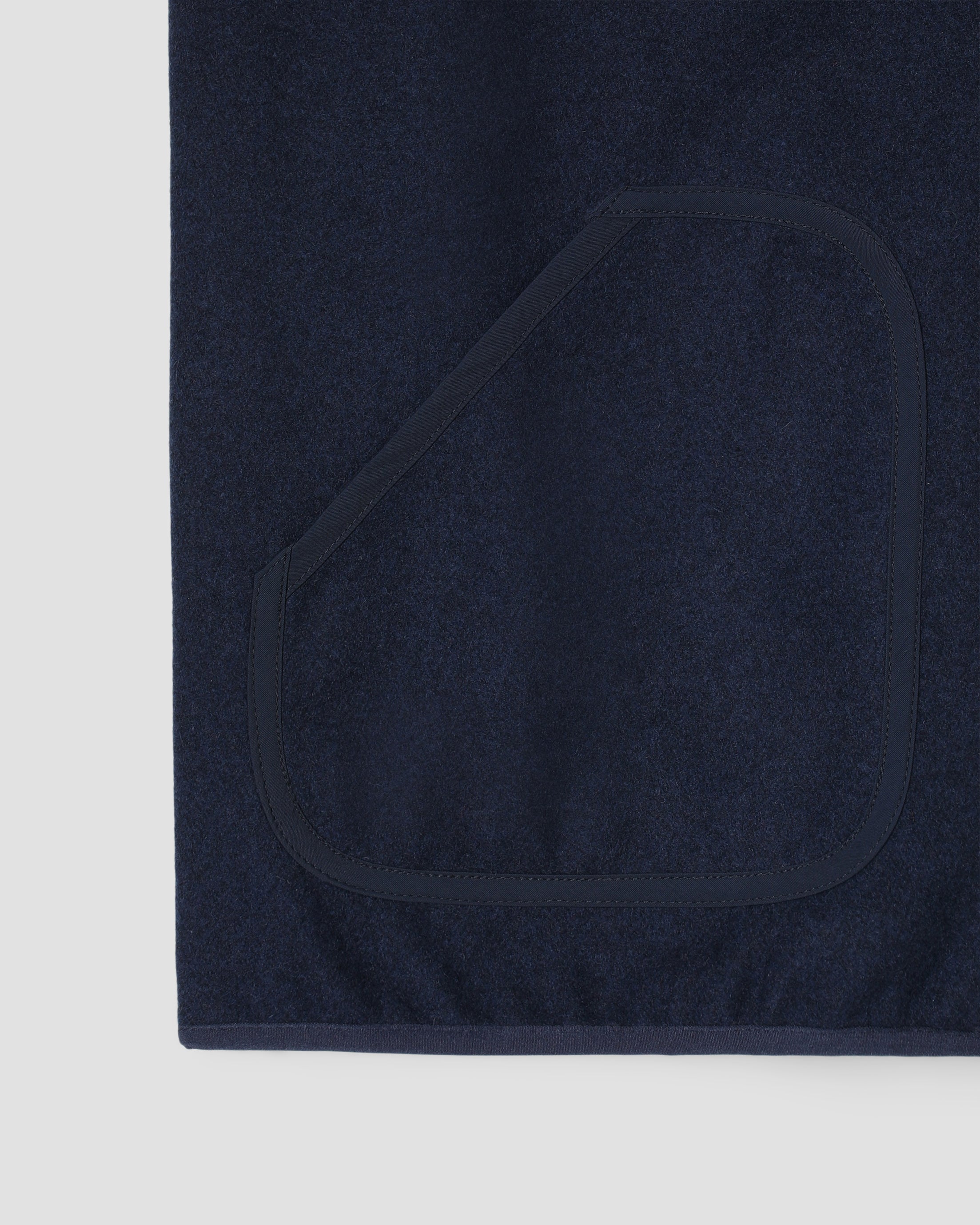 Wool Fleece Vest (Navy Heather)