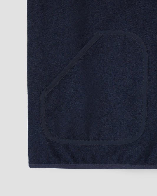 Wool Fleece Vest (Navy Heather)