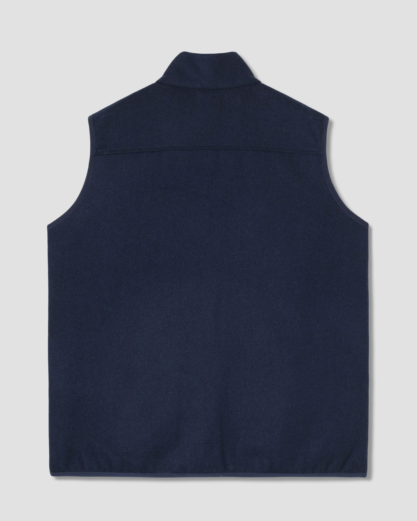 Wool Fleece Vest (Navy Heather)