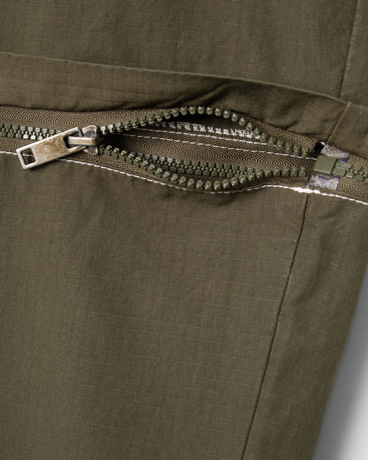 Zip Off Pant (Olive Ripstop)