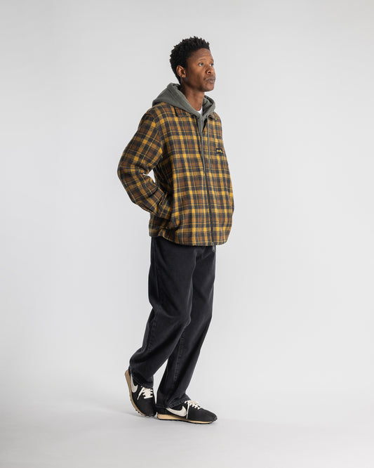 Zip Shirt (Acorn Plaid)