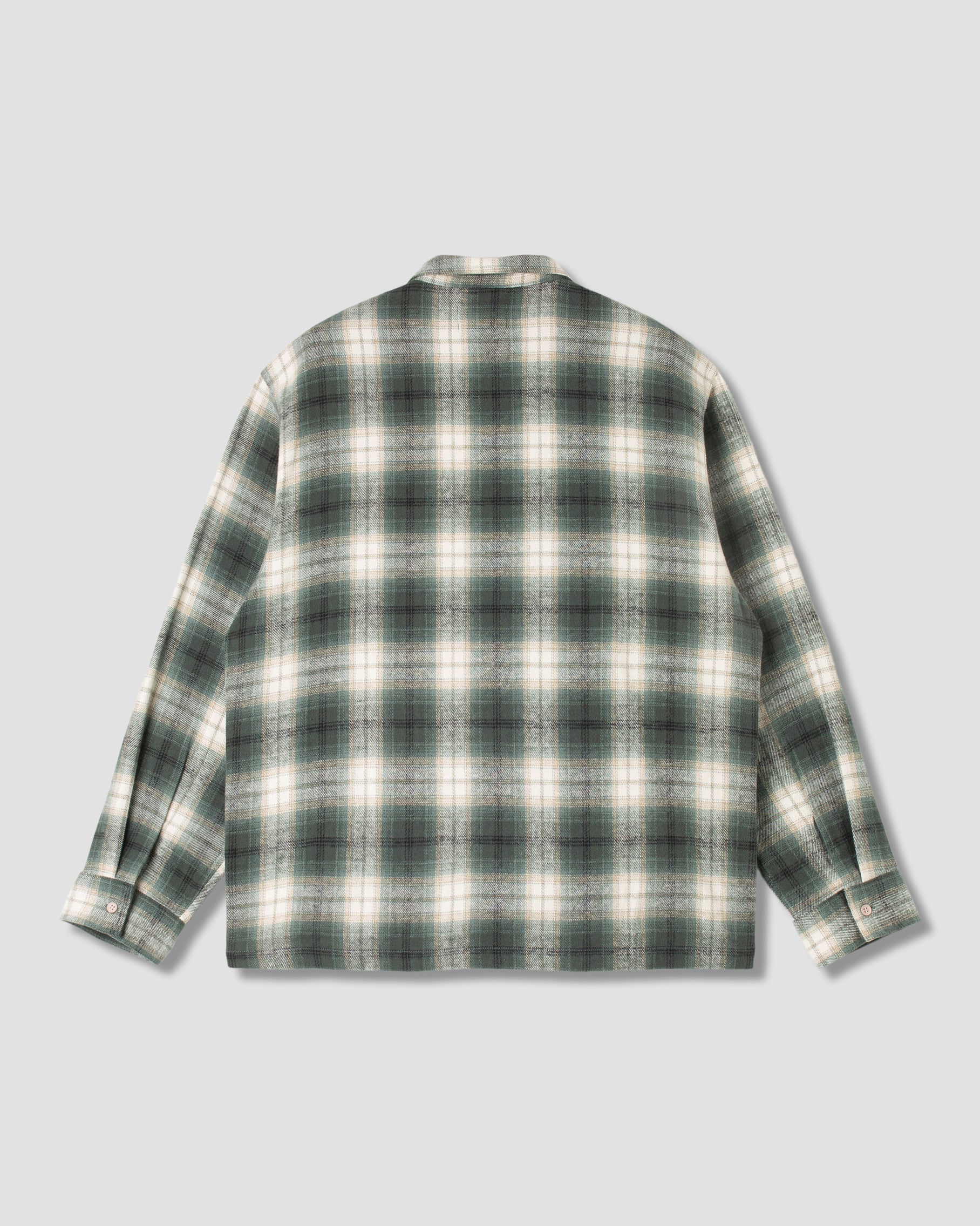 Chemise Zippée (Carreaux Verts)