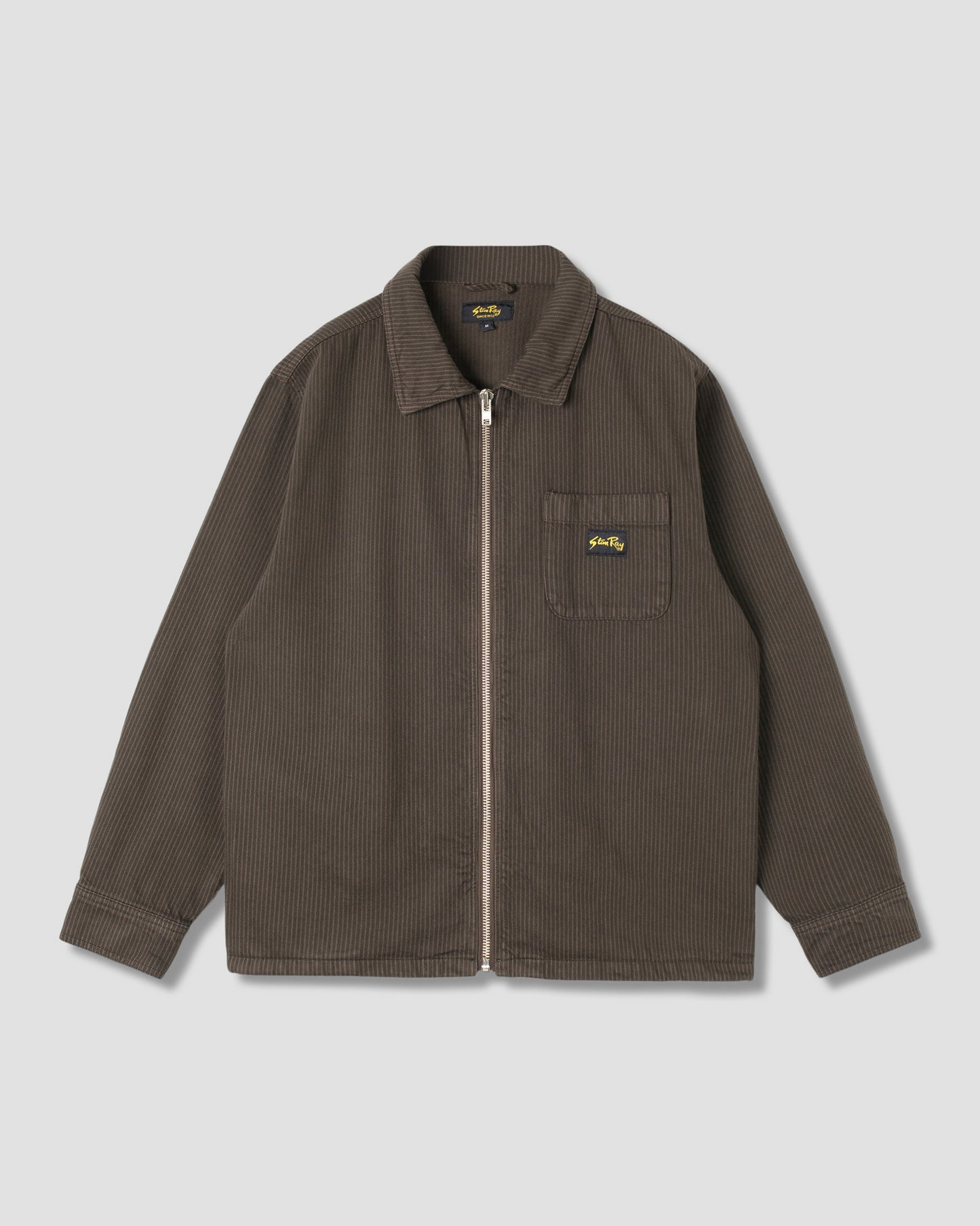 Chemise zippée (hickory charbon de bois surteint)