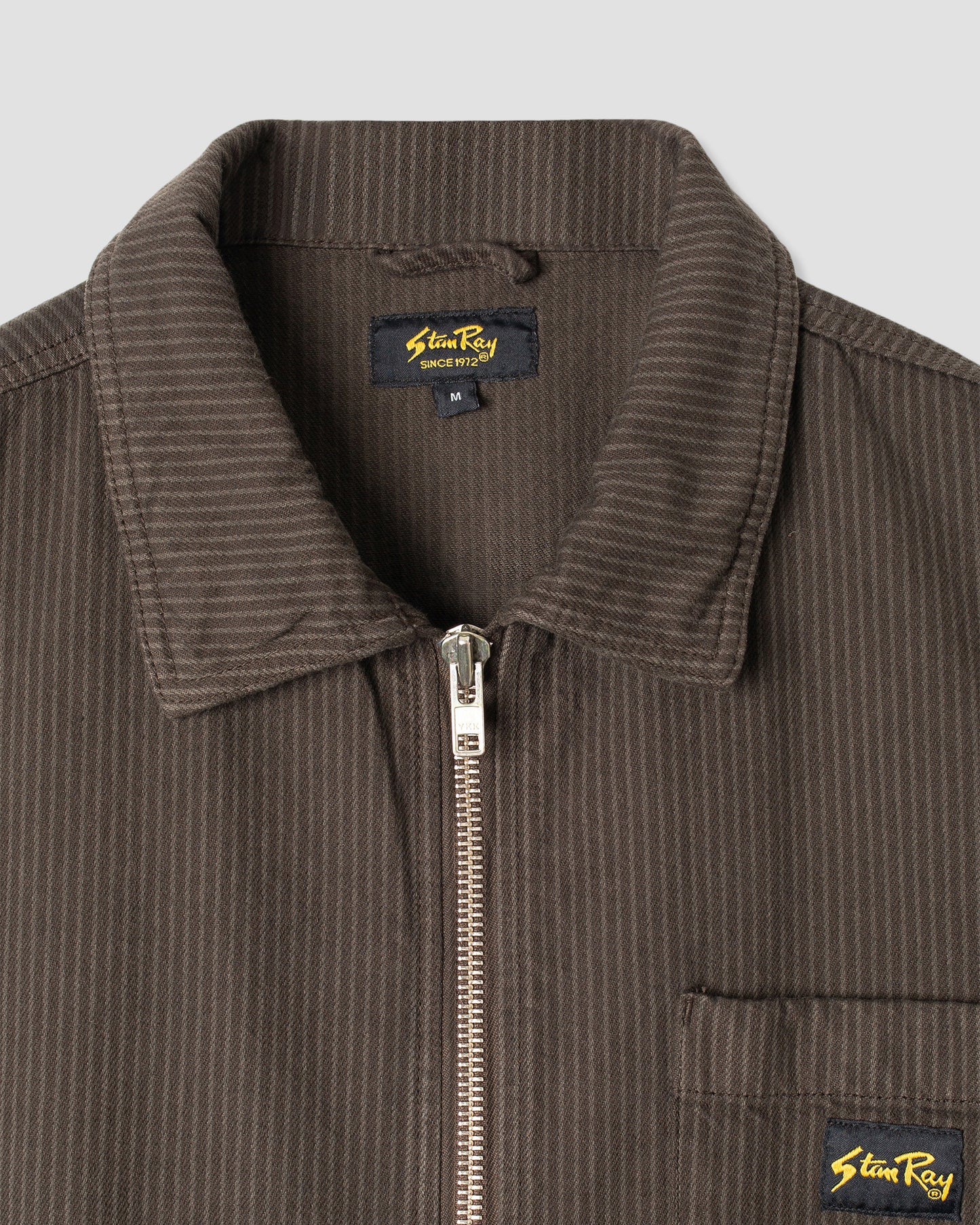Chemise zippée (hickory charbon de bois surteint)