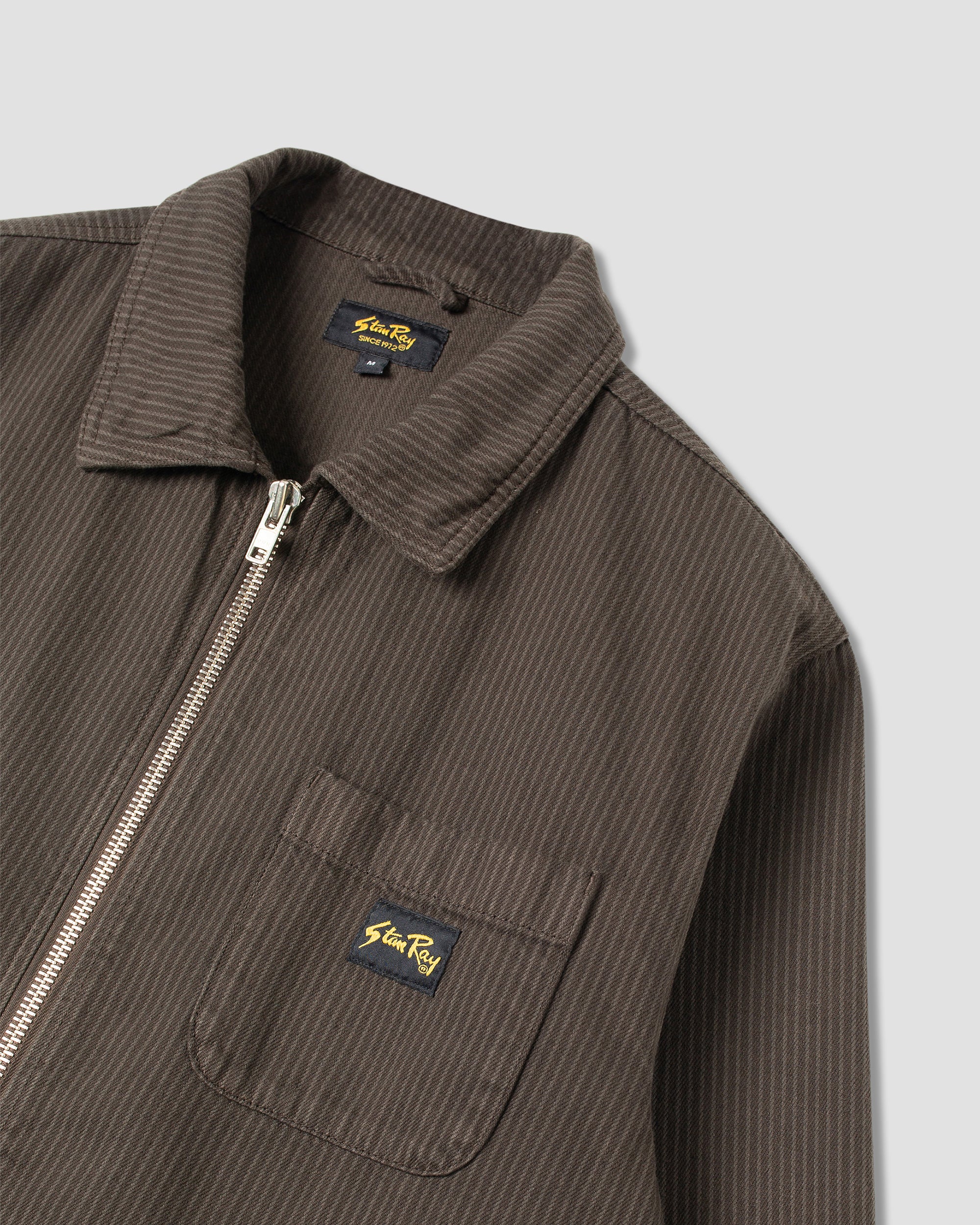 Chemise zippée (hickory charbon de bois surteint)