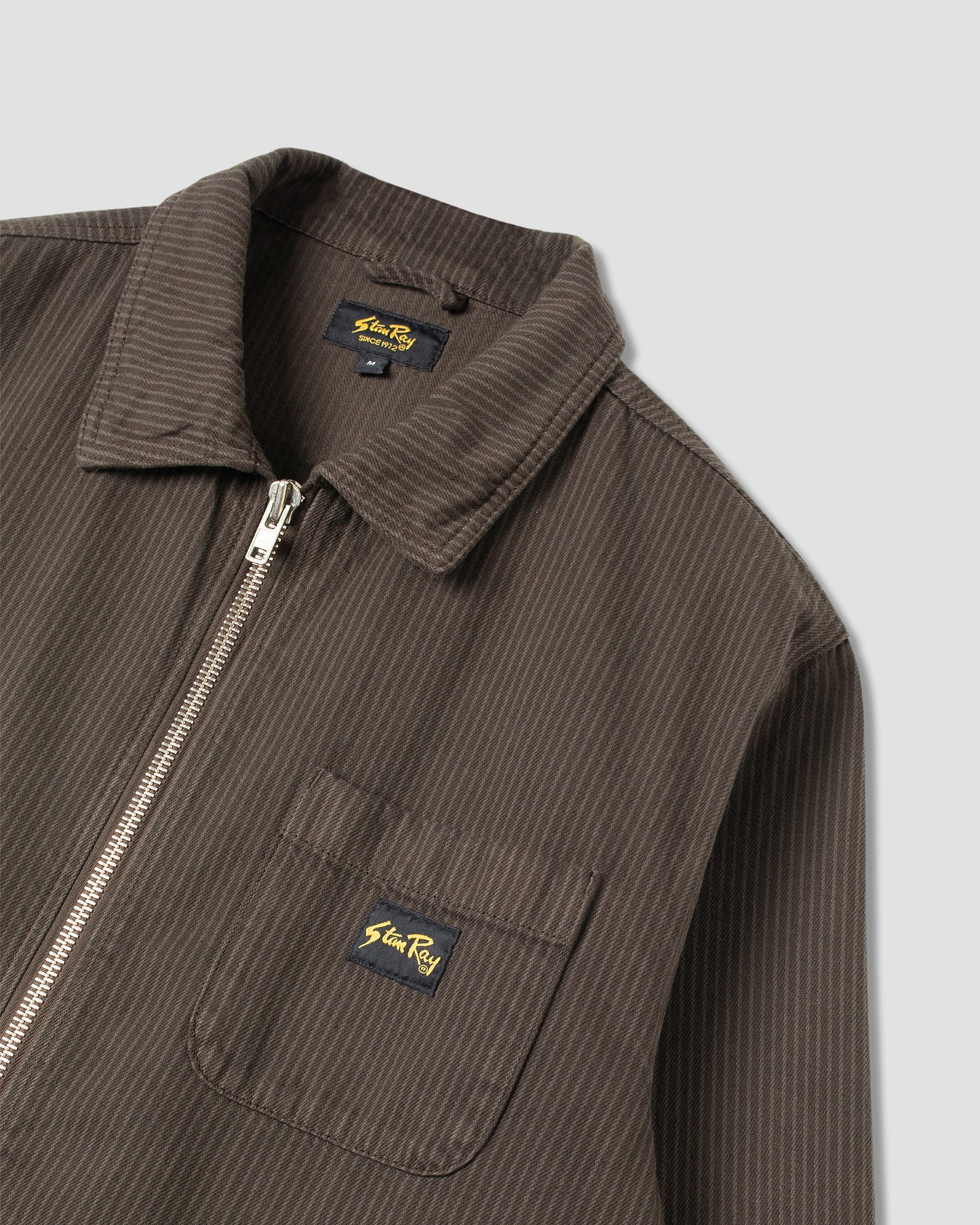 Chemise zippée (hickory charbon de bois surteint)