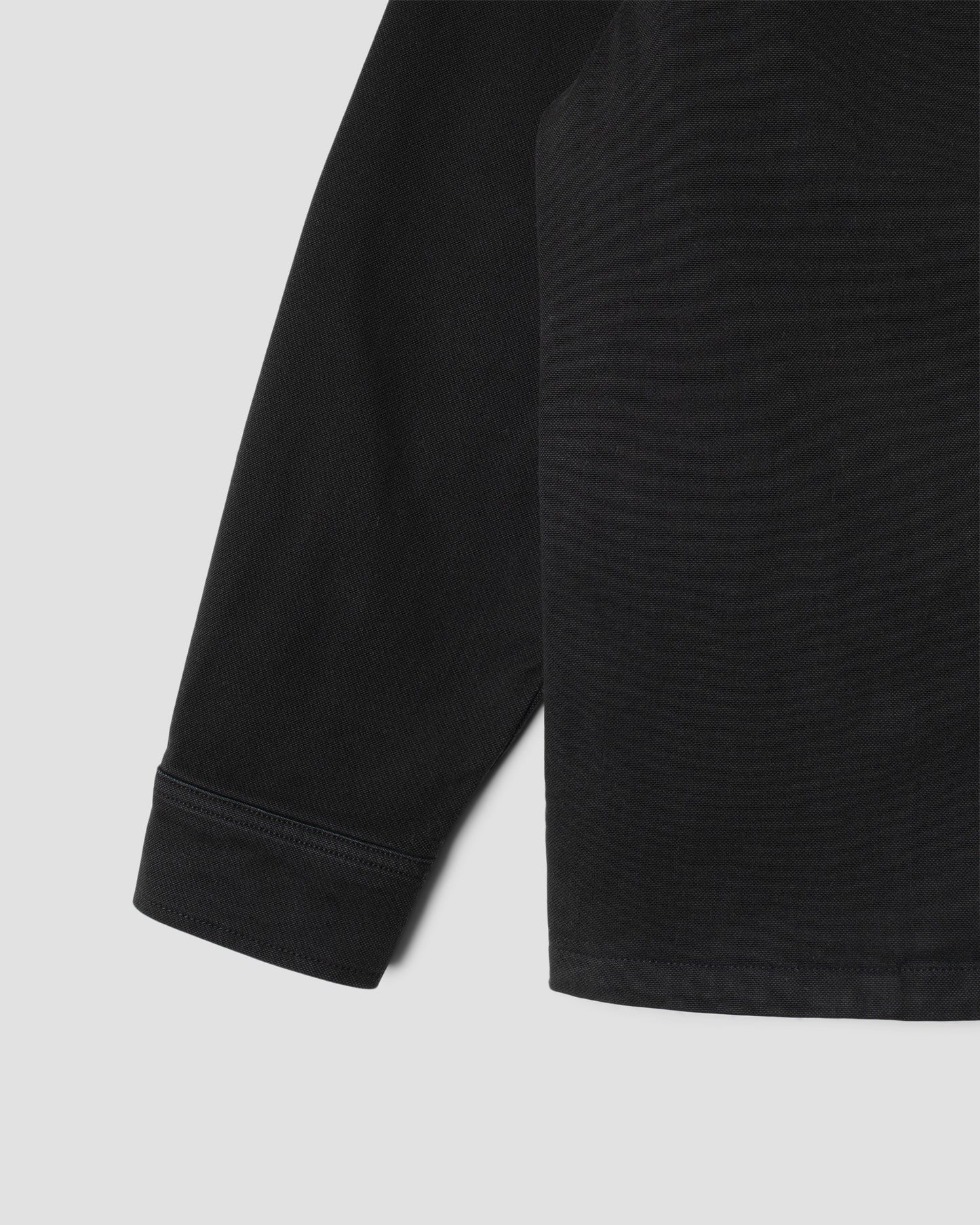 Zip Shirt (toile noire délavée)