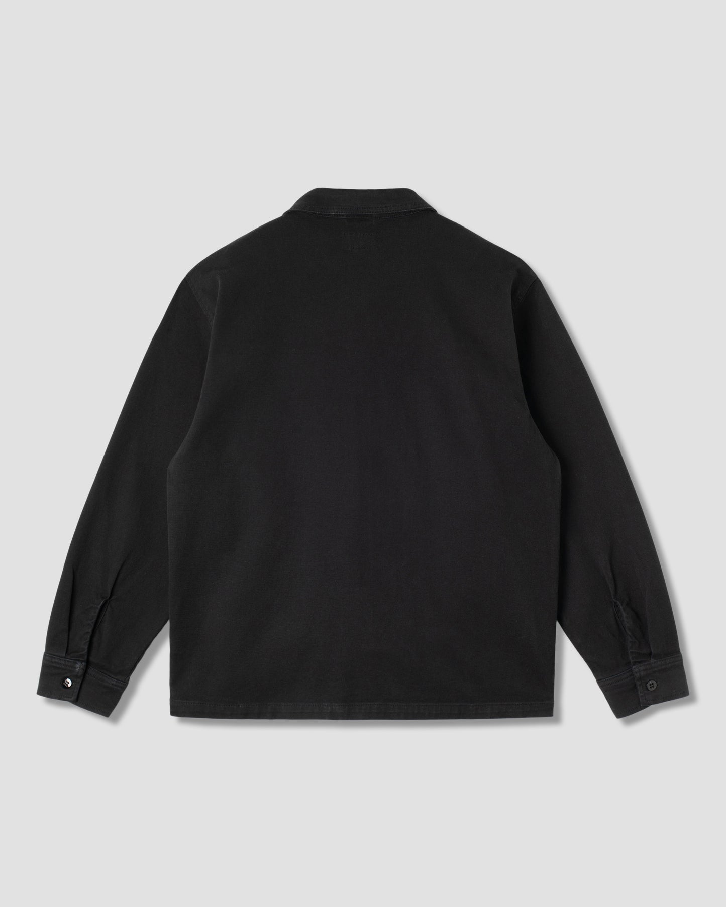 Zip Shirt (toile noire délavée)