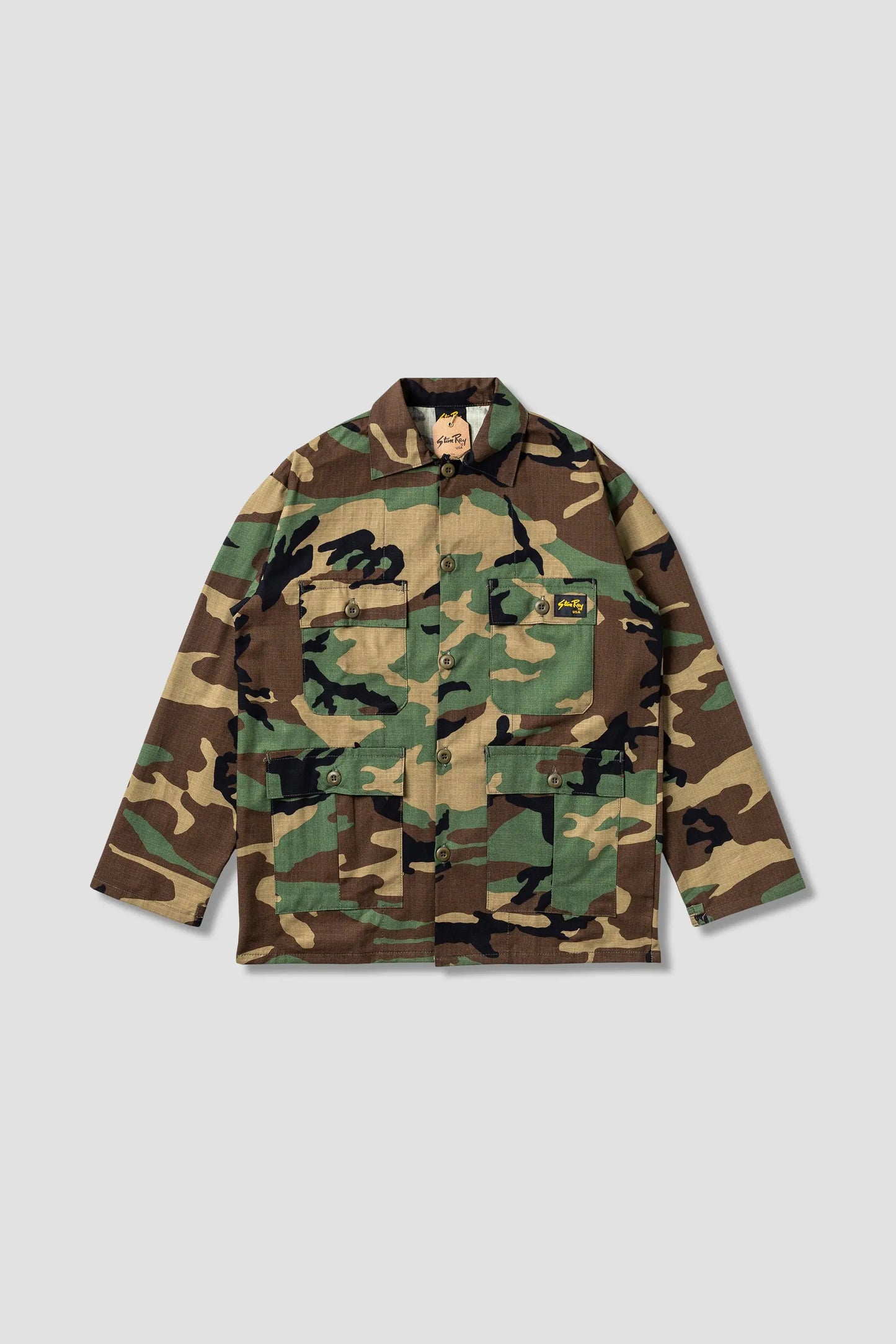 4 Pocket Jacket (Woodland Camo) - Stan Ray